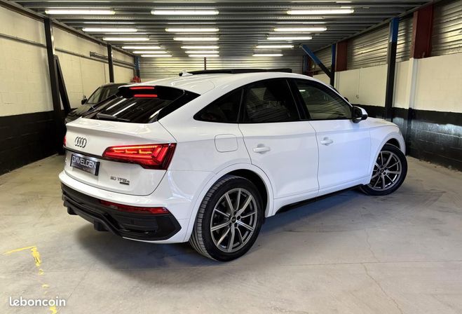 Audi Q5 Sportback 50 TFSIe Hybrid PHEV 299 ch S  Blanc de 2021