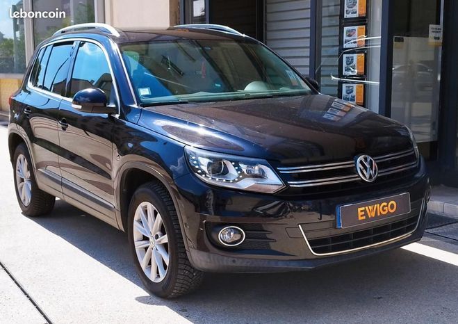 Volkswagen Tiguan 1.4 TSI 160CH SPORT STYLE 4MOTION CUIR S Noir de 2014
