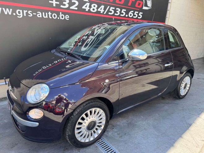Fiat 500 1.2i Pop 1er prop.-clim.-toit pano.-gara Mauve Mtallis de 