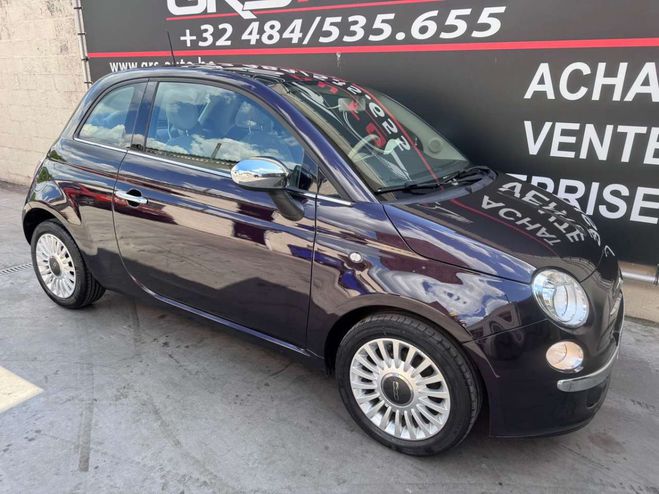 Fiat 500 1.2i Pop 1er prop.-clim.-toit pano.-gara Mauve Mtallis de 