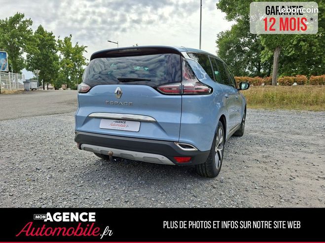 Renault Espace V INTENS 1.6 TCE 200CV EDC GARANTIE 12 M Bleu de 2017