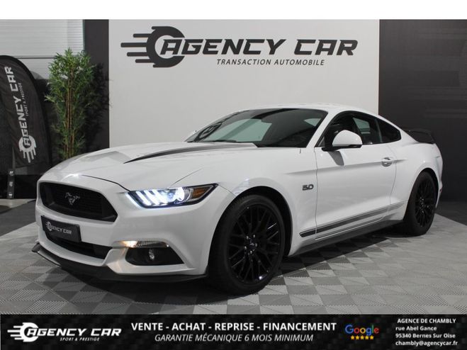 Ford Mustang FASTBACK 5.0 V8 421CH Black Shadow Editi BLANC de 2018