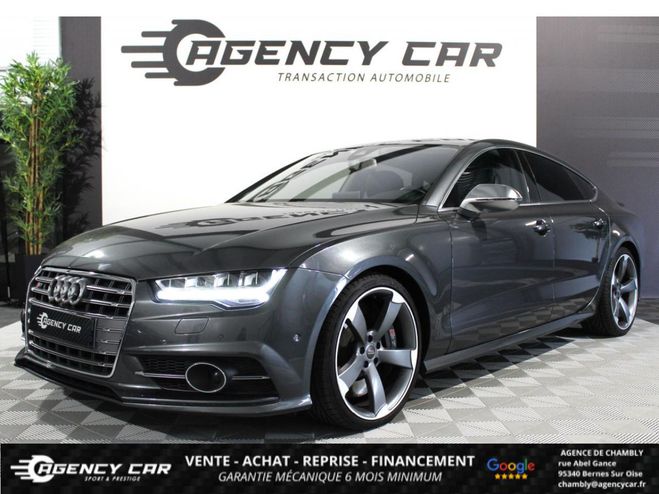 Audi S7 sportback 4.0 V8 TFSI - 450CH - BV S-tro Gris fonc de 2014