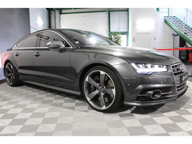 Audi S7 sportback 4.0 V8 TFSI - 450CH - BV S-tro Gris fonc de 2014