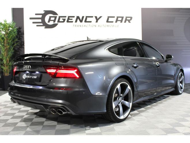 Audi S7 sportback 4.0 V8 TFSI - 450CH - BV S-tro Gris fonc de 2014