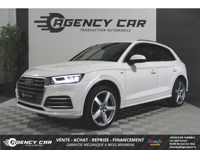 Audi Q5 S line Quattro 2.0 TDI 163CH 2me Main BLANC de 2018