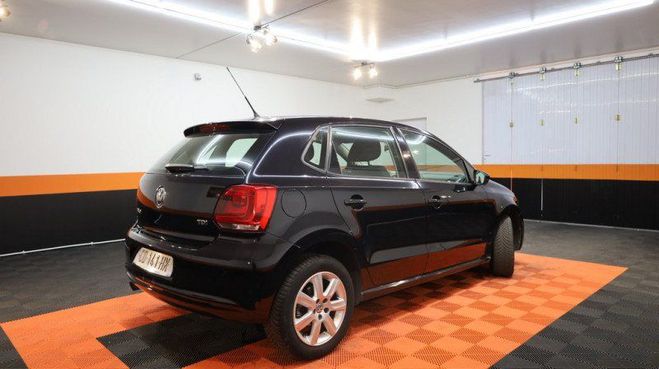 Volkswagen Polo 1.6 TDI 90CH FAP CONFORTLINE 5P Noir de 2012