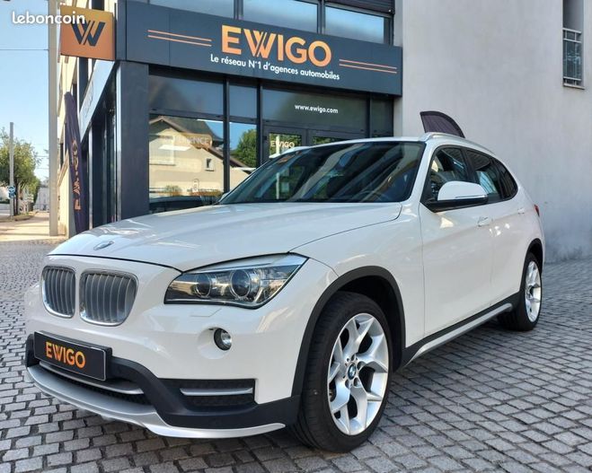 BMW X1 1.8 D 145 X-LINE XDRIVE BVA 4X4 ATTELAGE Blanc de 2015