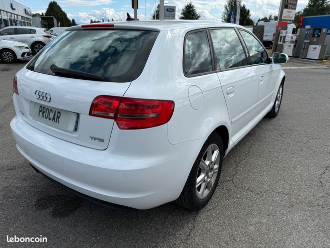 Audi A3 Sportback 1.8 TFSI 160 AMBIENTE 1re MAI Blanc de 2012