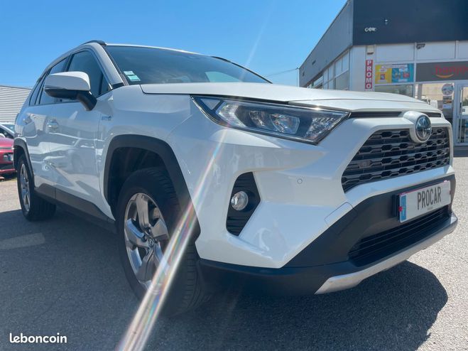 Toyota RAV 4 218HYBRIDE DYNAMIC 2WD 1re MAIN Blanc de 2019