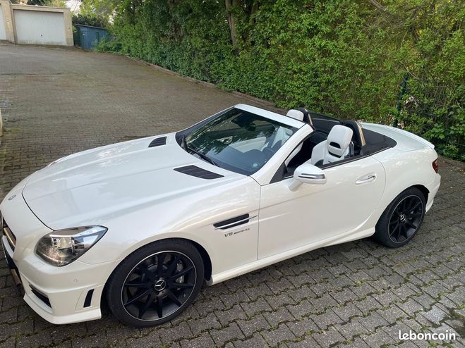 Mercedes Classe SLK Classe 55 AMG V8 421Ch 7G Tronic Blanc de 2012