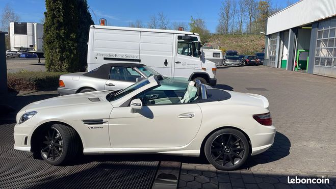 Mercedes Classe SLK Classe 55 AMG V8 421Ch 7G Tronic Blanc de 2012
