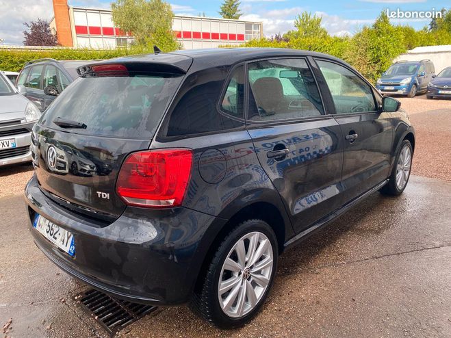 Volkswagen Polo Vw 1.6 tdi 90ch fap sportline dsg7 5p Noir de 2012