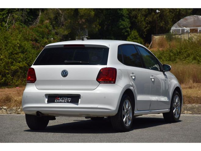 Volkswagen Polo 1.6 16V TDI CR FAP - 90 V 6R Confortline BLANC de 2011