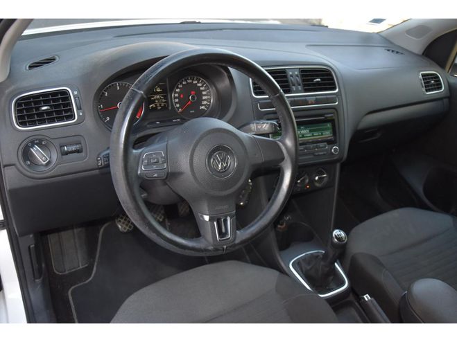 Volkswagen Polo 1.6 16V TDI CR FAP - 90 V 6R Confortline BLANC de 2011