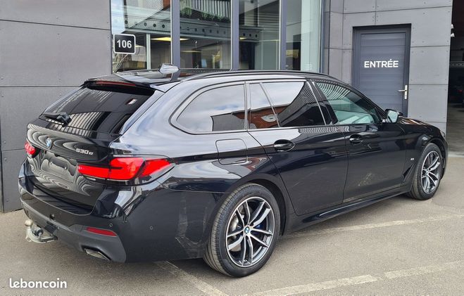 BMW Serie 5 Touring 530e Pack M 1re main Noir de 2021