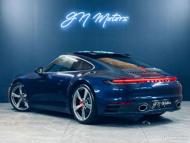Porsche 911 992 coupe 3.0 450 carrera 4s pdk8 1ere m Bleu de 2019