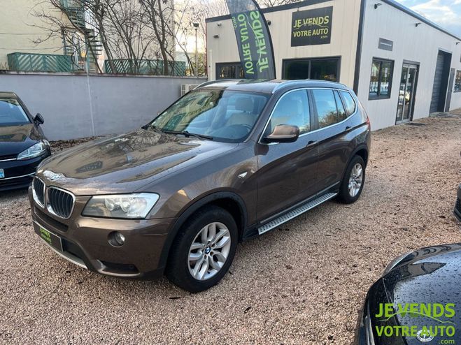 BMW X3 xDrive20dA 184ch Confort Marron de 2012