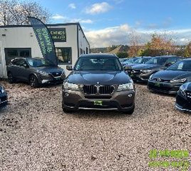 BMW X3 xDrive20dA 184ch Confort Marron de 2012