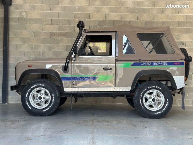 Land rover Defender 90 Turbo D Cabriolet GARANTIE 12 MOIS Beige de 1990