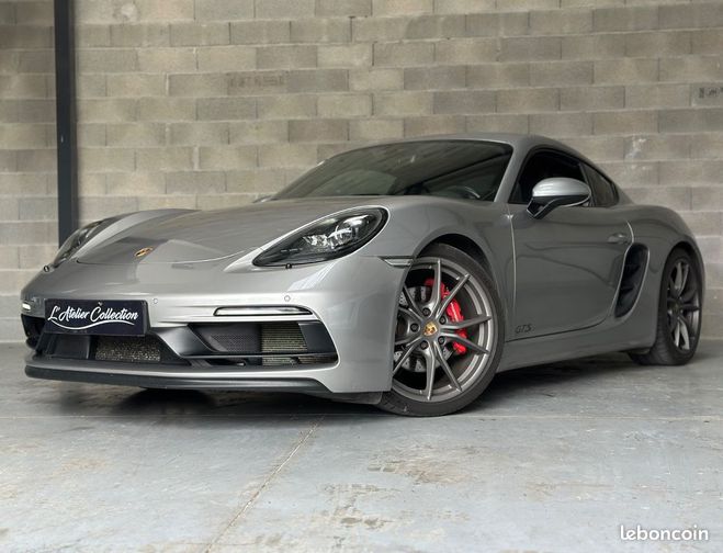 Porsche 718 CAYMAN GTS PACK CHRONO CHAPPEMENT SPORT Gris de 2018