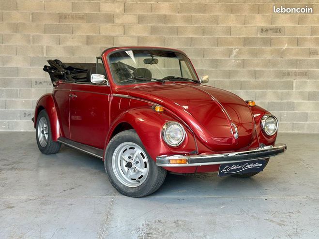 Volkswagen Coccinelle cabriolet 1600cc RESTAURATION COMPLTE G Blanc de 1979