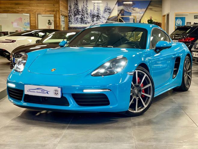 Porsche 718 Cayman S PDK 2.5 350 CH Bleu Miami de 2016
