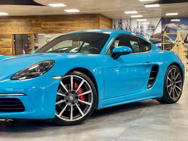 Porsche 718 Cayman S PDK 2.5 350 CH Bleu Miami de 2016