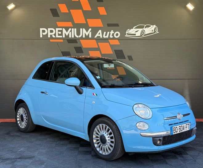 Fiat 500 0.9 8v TwinAir 85ch S&S Pop Bleu Mtallis de 2011