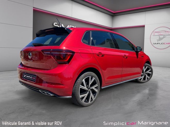 Volkswagen Polo 1.0 TSI 95 SS BVM5 R-Line-CAMERA DE RECU Rouge de 2023