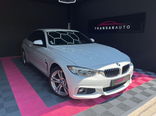 BMW Serie 4 COUPE F32 420d xDrive 184 ch M Sport A P Blanc de 2014