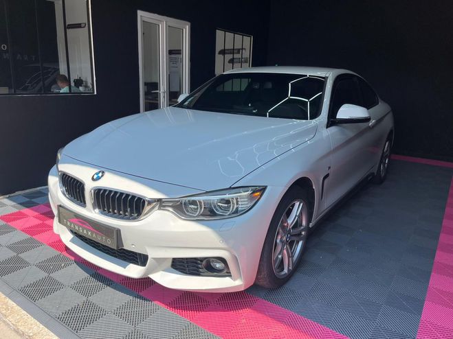 BMW Serie 4 COUPE F32 420d xDrive 184 ch M Sport A P Blanc de 2014