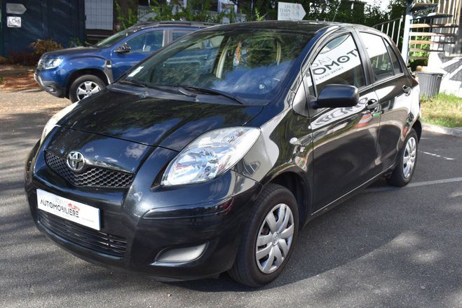 Toyota Yaris Fab. France 5 portes 1.0 VVTi 68 cv Noir de 2009