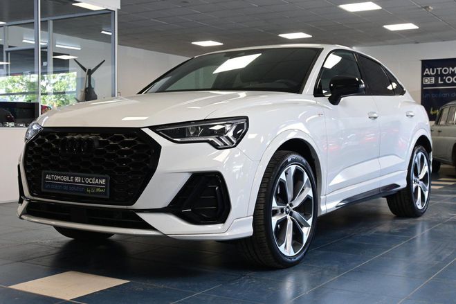 Audi Q3 Sportback 35 TDI 150 ch S tronic 7 S lin Blanc de 2023