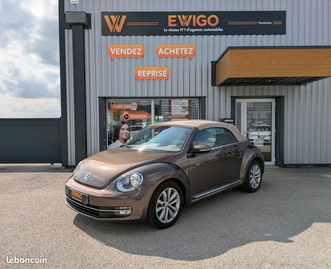 Volkswagen Coccinelle CABRIOLET 1.2 TSI 105ch Marron de 2015