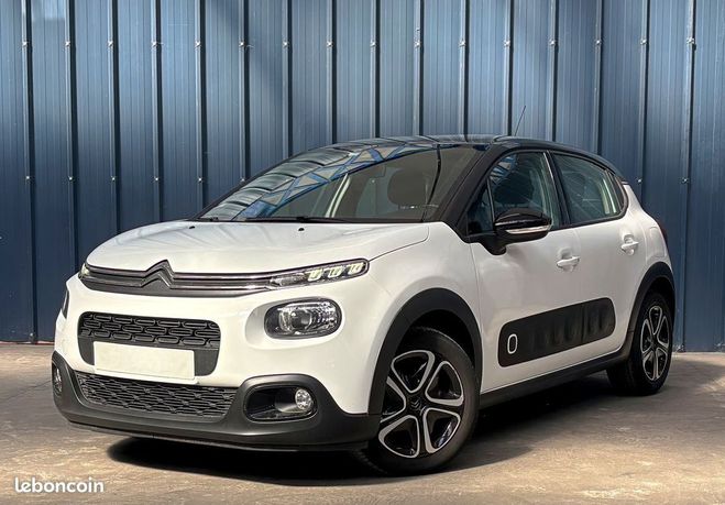 Citroen C3 Shine 82ch essence Suivi complet Distrib Blanc de 2019