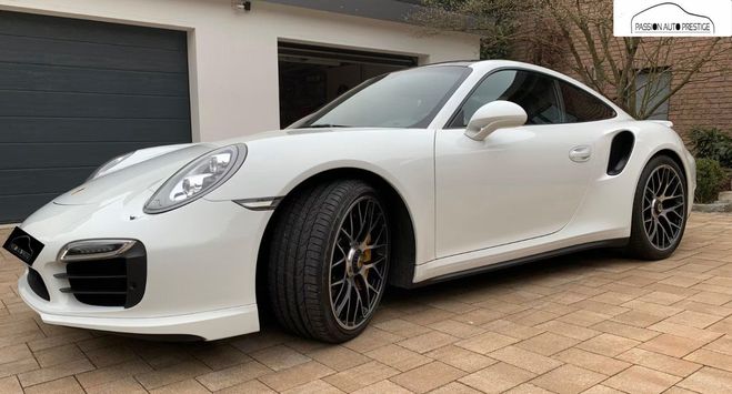 Porsche 911 991 TURBO S 3.8 PDK 560ch Coupe Blanc de 2014
