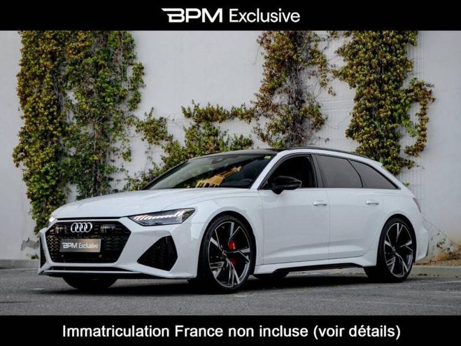 Audi RS6 Avant 4.0 V8 TFSI 600ch quattro tiptroni Blanc Glacier de 2022