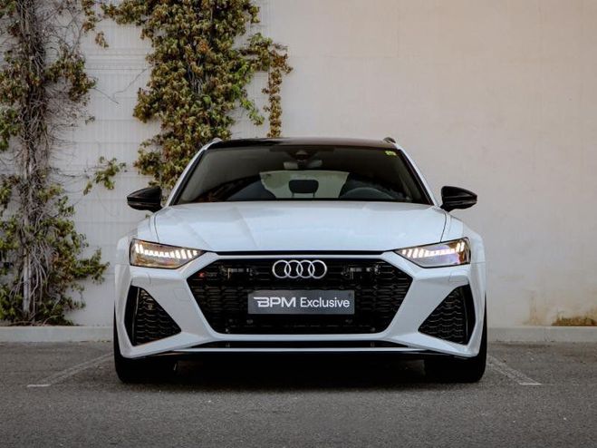 Audi RS6 Avant 4.0 V8 TFSI 600ch quattro tiptroni Blanc Glacier de 2022