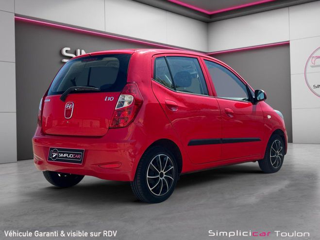 Hyundai I10 1.0 66 Pack Sensation garantie 12 mois Rouge de 2013