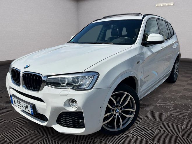 BMW X3 xDrive 20d 190 BVA F25 LCI M SPORT PHASE Blanc de 2014