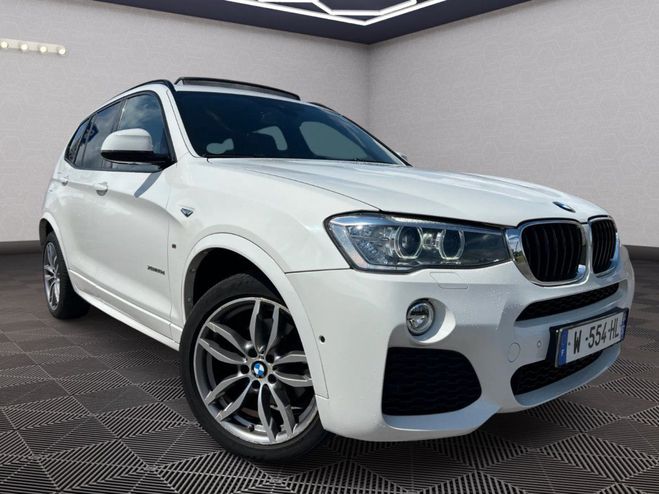 BMW X3 xDrive 20d 190 BVA F25 LCI M SPORT PHASE Blanc de 2014