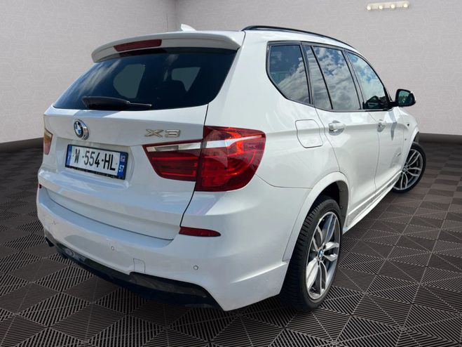BMW X3 xDrive 20d 190 BVA F25 LCI M SPORT PHASE Blanc de 2014