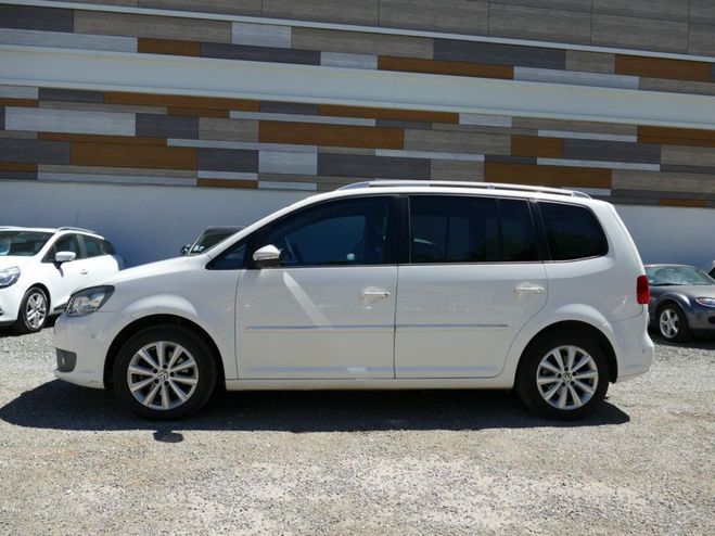 Volkswagen Touran 1.4 TSI 140 Ch CARAT DSG 7 PLACES CAMERA Blanc de 2011