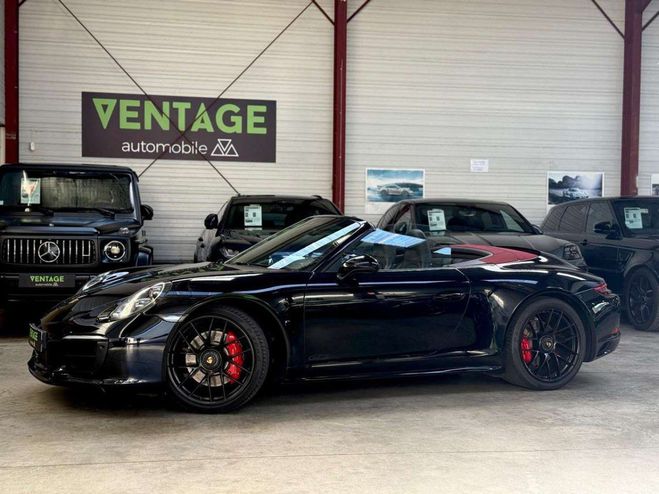 Porsche 911 Carrera 4 Cabriolet 3.0i 450 GTS PDK Noir de 2017