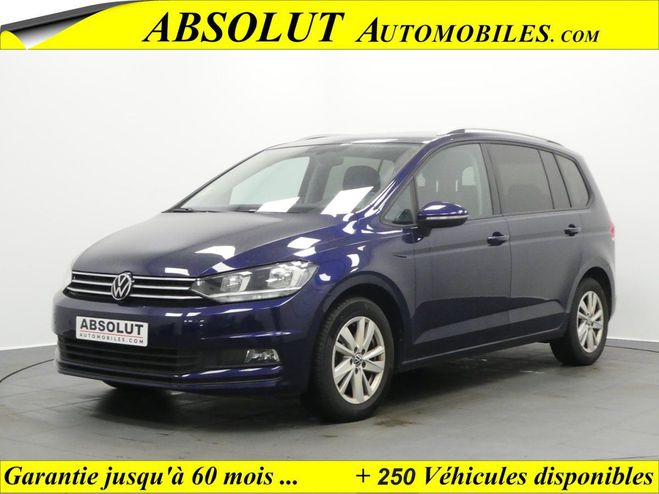 Volkswagen Touran 2.0 TDI 115CH FAP LOUNGE BUSINESS DSG7 7 BLEU F de 2020