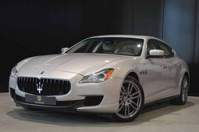 Maserati Quattroporte SQ4 V6 3.0 Bi-Turbo 410 ch 1 MAIN - 49.9 argent de 2014