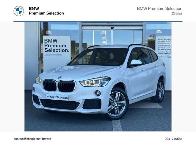 BMW X1 sDrive18dA 150ch M Sport Mineralweiss de 2018