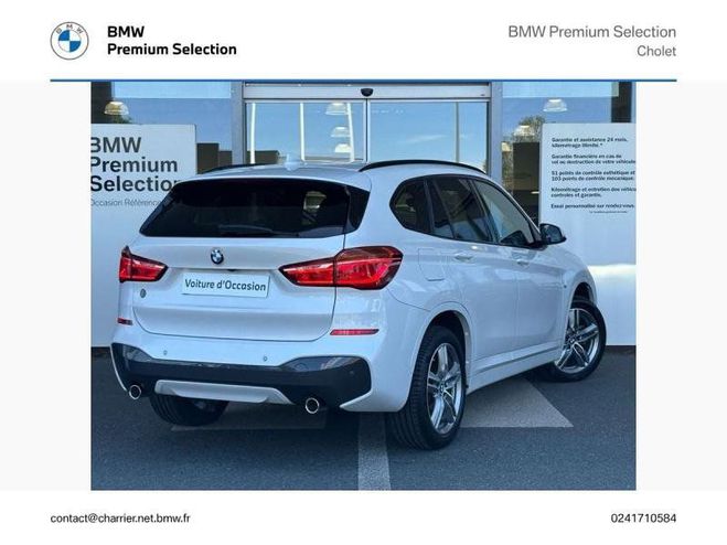 BMW X1 sDrive18dA 150ch M Sport Mineralweiss de 2018