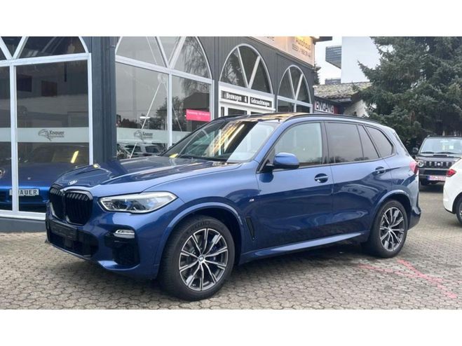 BMW X5 xDrive 30d - BVA Sport 5pl G05 M PHASE 1 Bleu mtallis de 2019